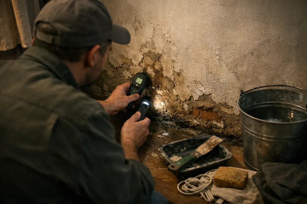 Humidité : condensation, remontées capillaires, infiltration